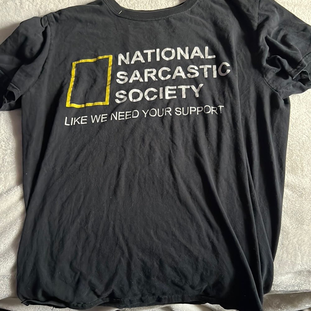 Black men’s T-shirt